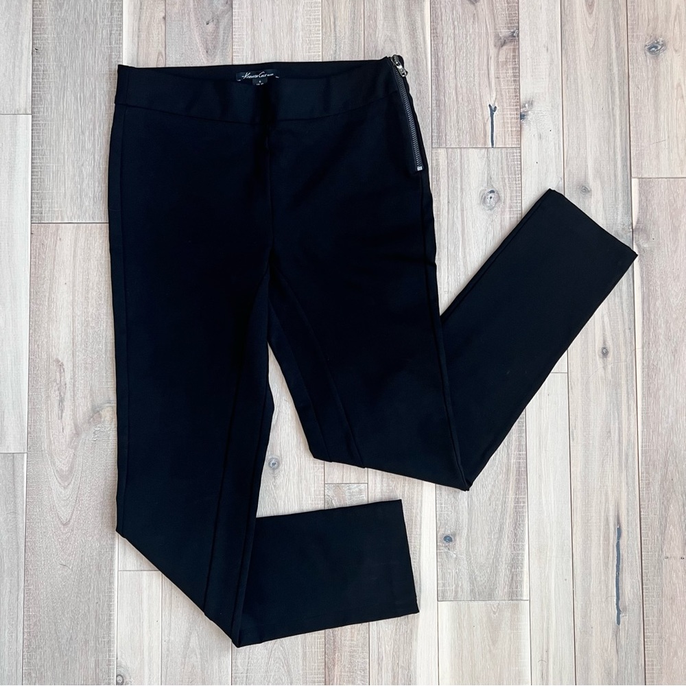 Kenneth Cole New York Black Dress Pants with side zipper Size 6